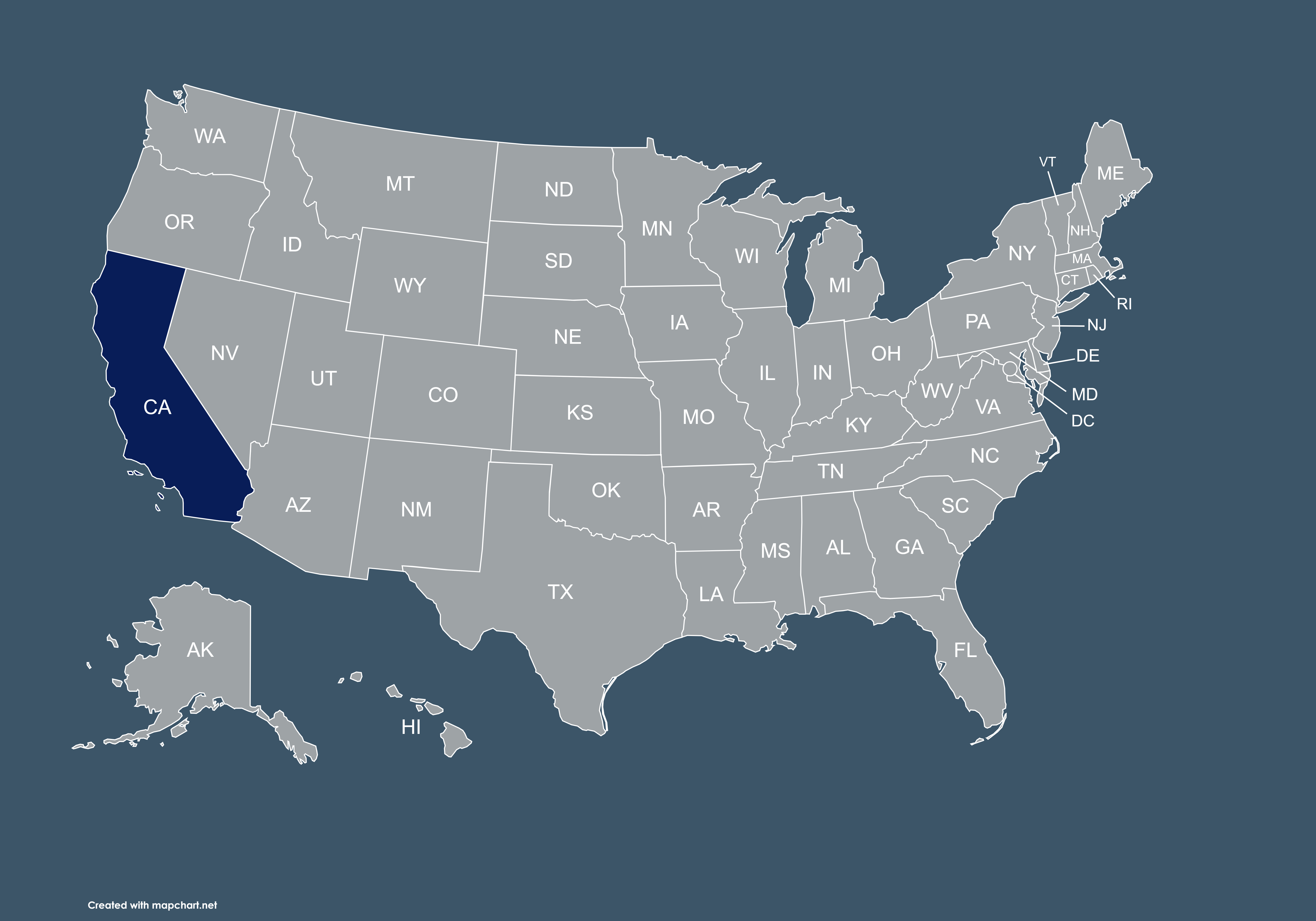 California Focus Strategy Map